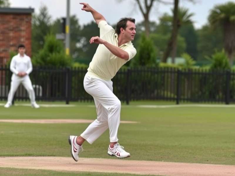 Leg Spinner bowling action